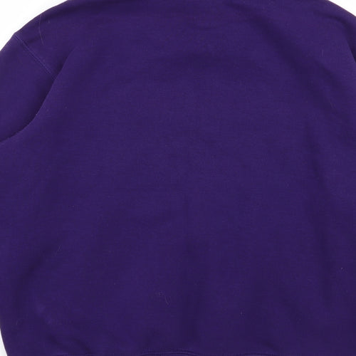 B&C collection Mens Purple   Pullover Jumper Size S  - unisex