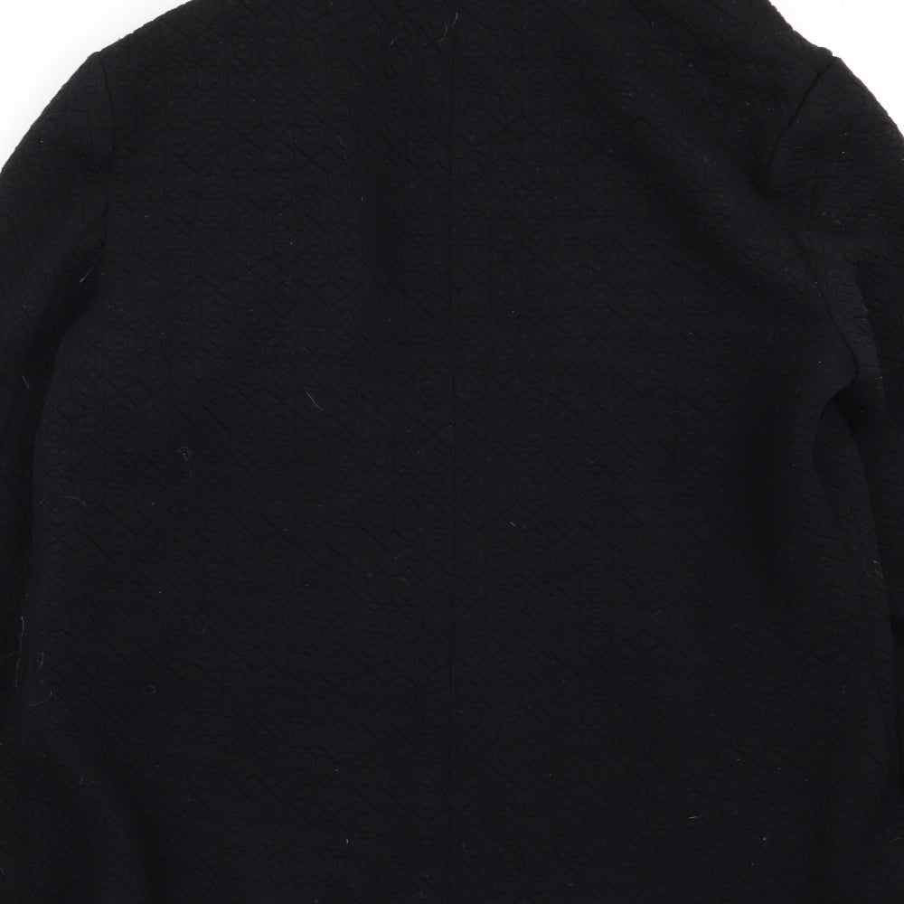 Asda George Womens Black Geometric  Jacket Blazer Size 10