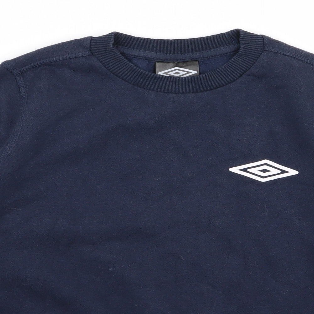 Umbro Boys Blue   Pullover Jumper Size 7-8 Years