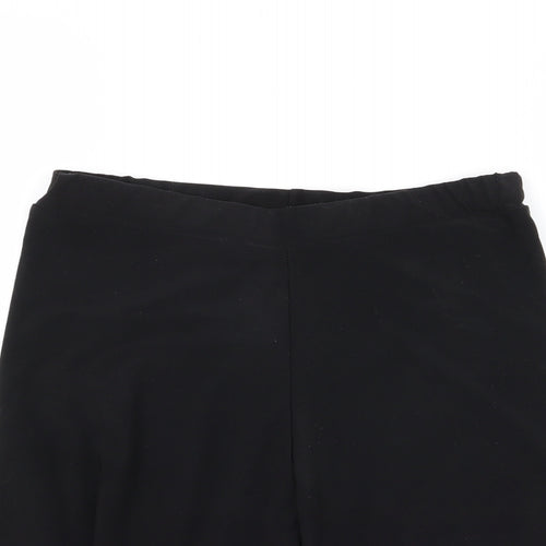 PLt Womens Black   Sweat Shorts Size 10 - Stretch waistband