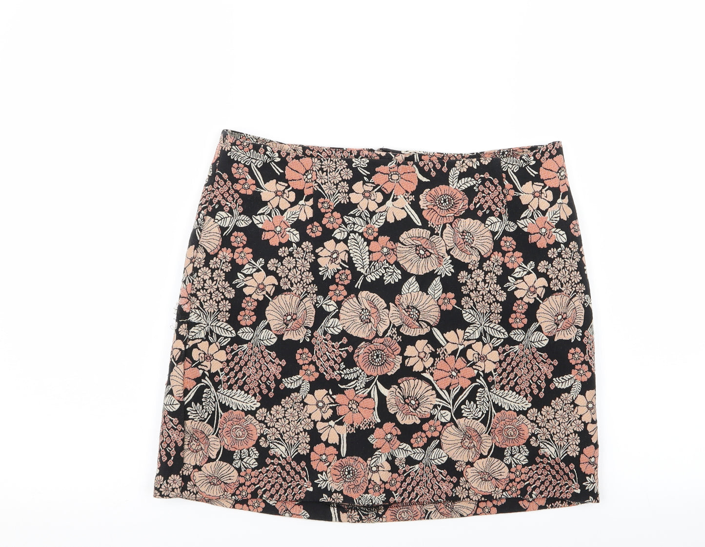 New Look Womens Multicoloured Floral  Mini Skirt Size 10