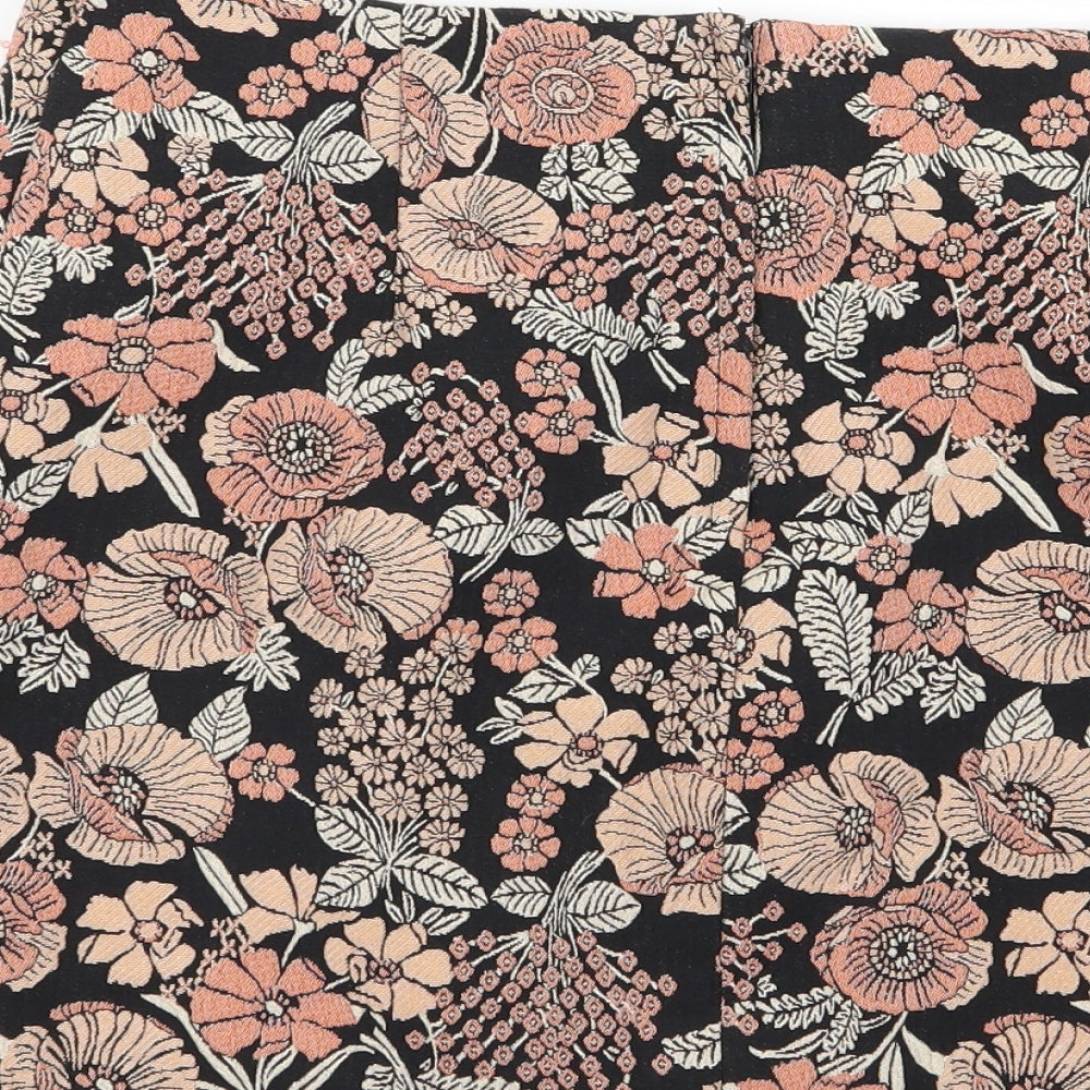 New Look Womens Multicoloured Floral  Mini Skirt Size 10