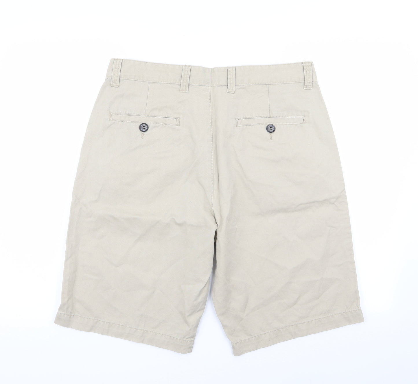Easy Mens Beige   Chino Shorts Size 34 in