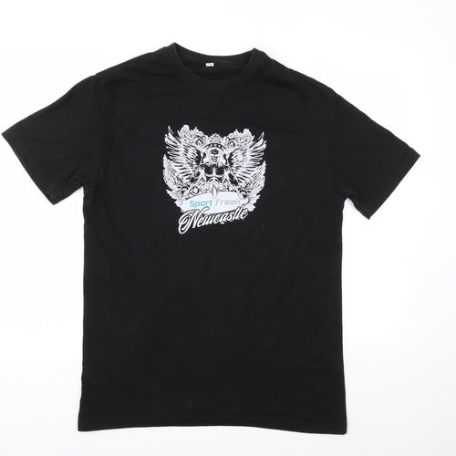 Preworn Mens Black    T-Shirt Size L