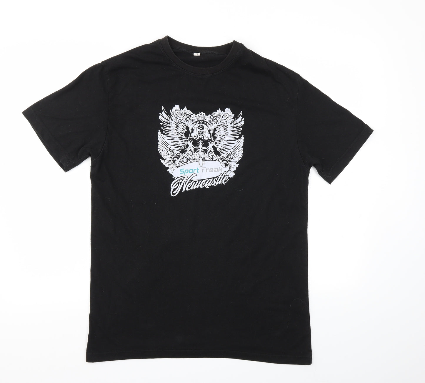 Preworn Mens Black    T-Shirt Size L