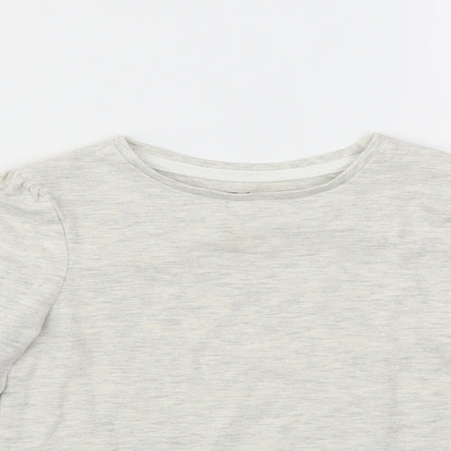 TU Girls Grey   Basic T-Shirt Size 2-3 Years