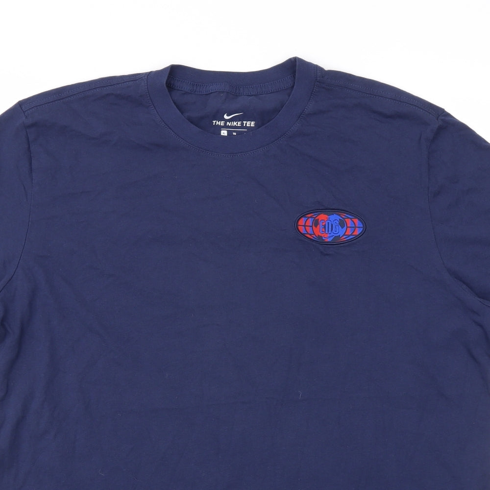 Nike Mens Blue    T-Shirt Size XL