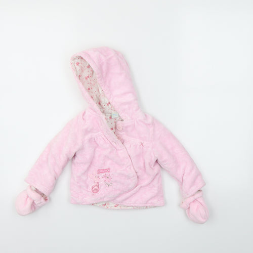 Disney Girls Pink   Jacket Coat Size 3-6 Months