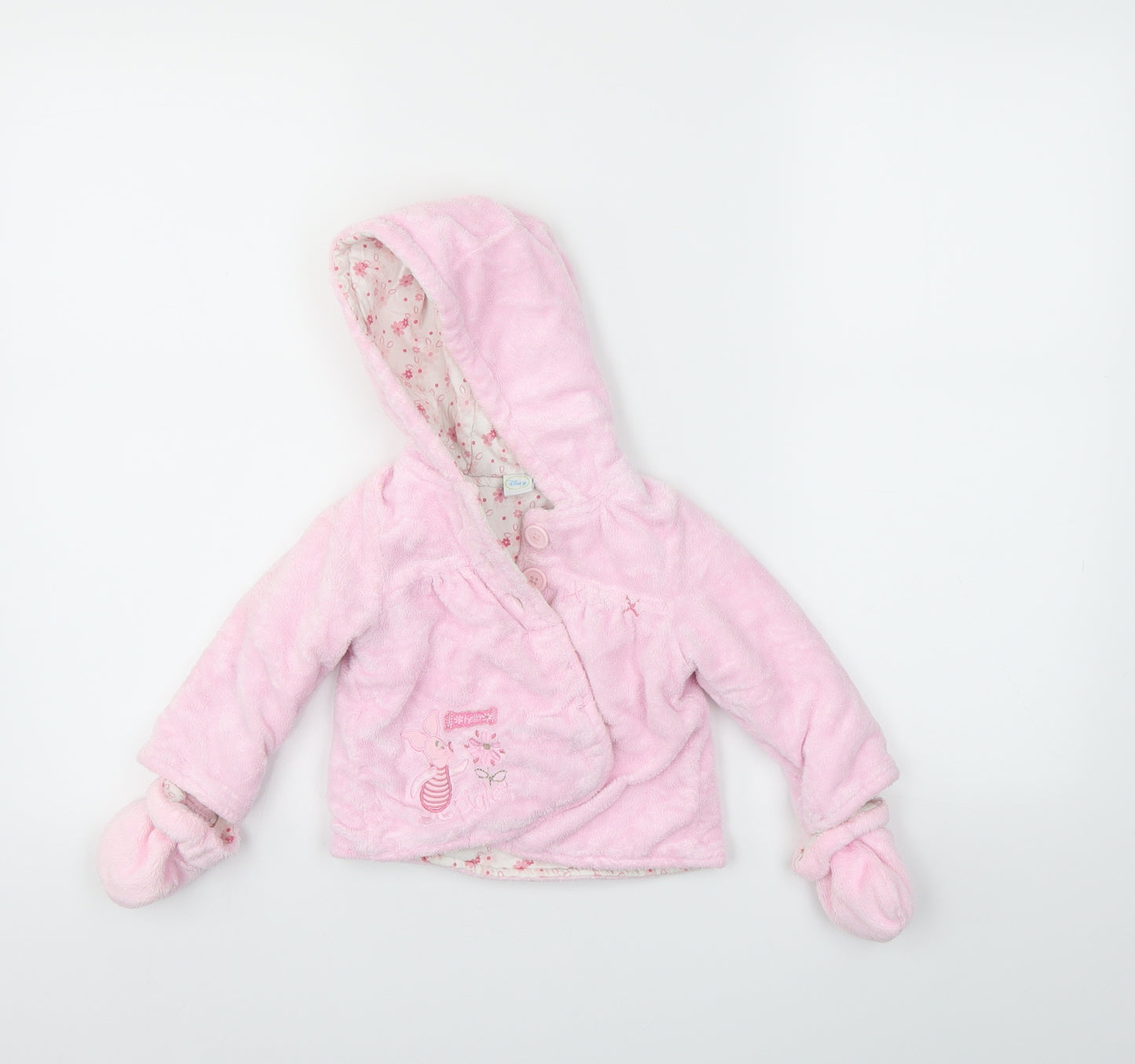 Disney Girls Pink   Jacket Coat Size 3-6 Months