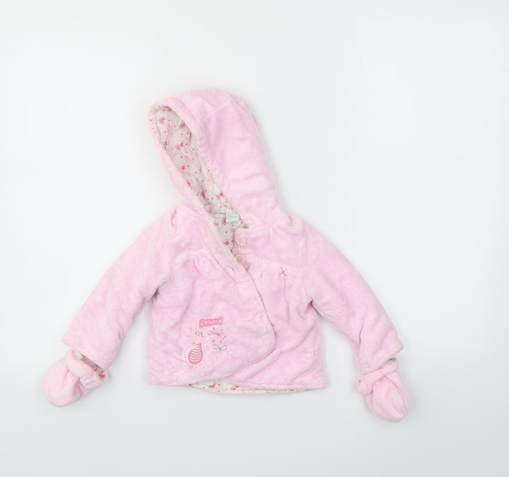 Disney Girls Pink   Jacket Coat Size 3-6 Months