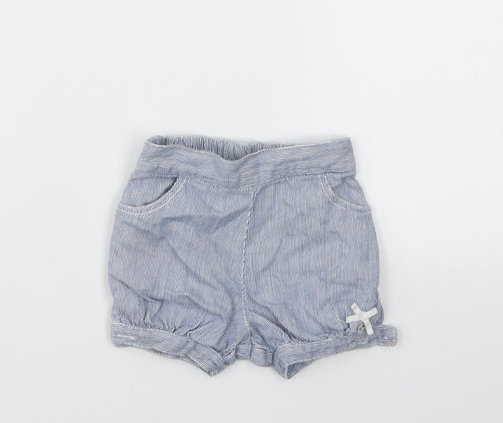 Debenhams Girls Blue   Capri Leggings Size 3-6 Months
