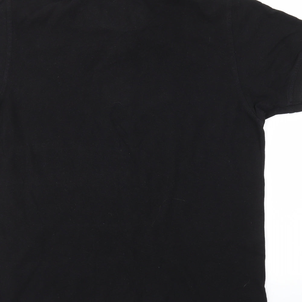 Piere Candin Mens Black    Polo Size L