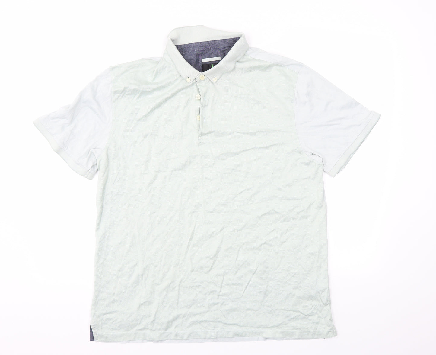 Jasper Conran Mens Green    Polo Size L