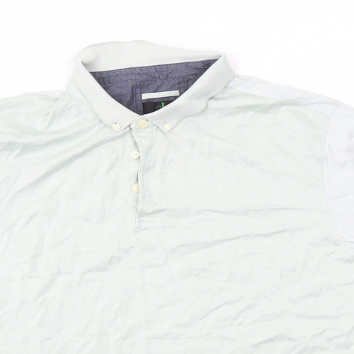 Jasper Conran Mens Green    Polo Size L