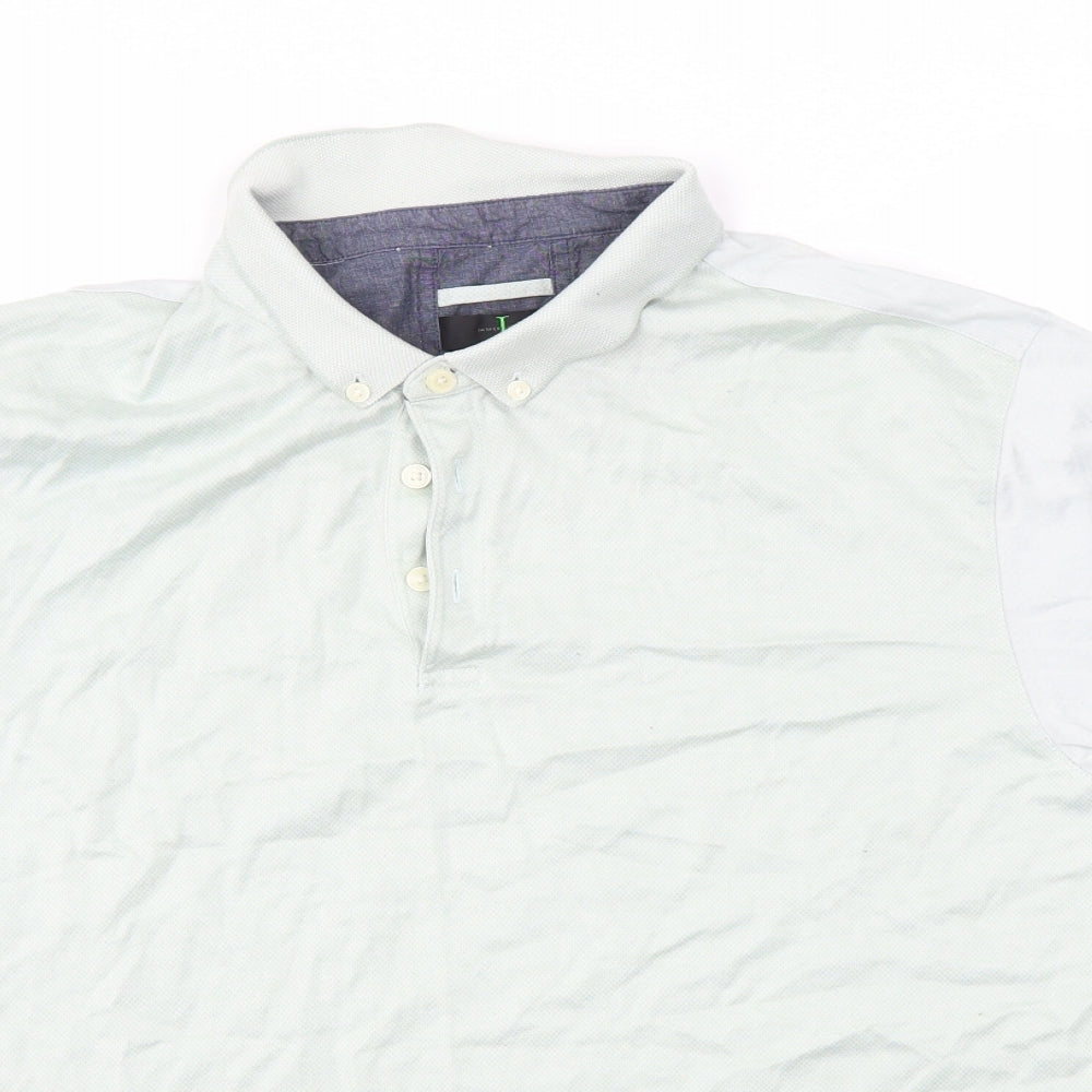 Jasper Conran Mens Green    Polo Size L