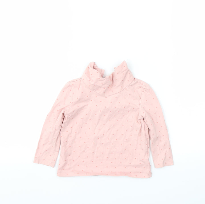 Primark Girls Pink Gingham Basic T-Shirt Size 9-12 Months