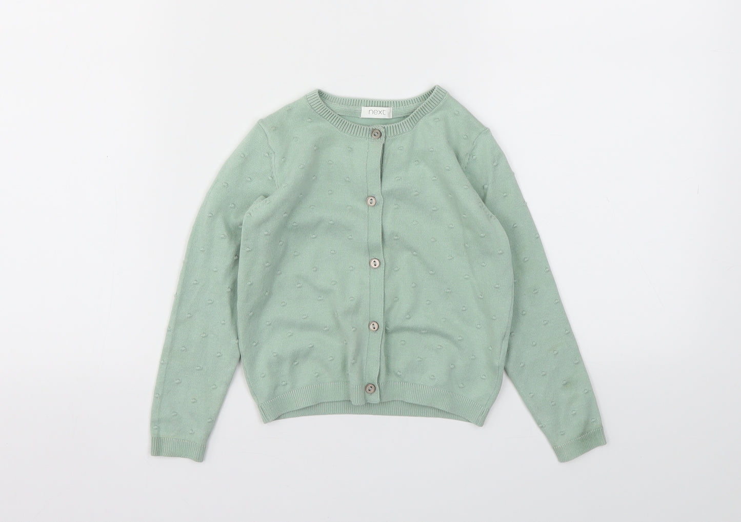 NEXT Girls Green   Cardigan Jumper Size 2-3 Years