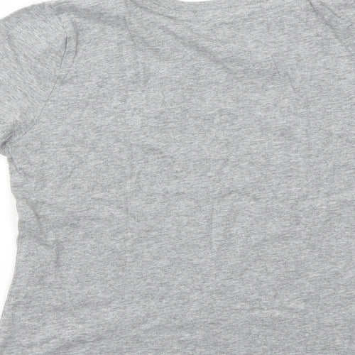 WORLD CUP Boys Grey   Basic T-Shirt Size 8-9 Years
