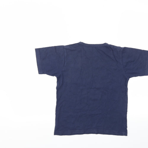 EARTH LOVER Boys Blue   Basic T-Shirt Size 7-8 Years