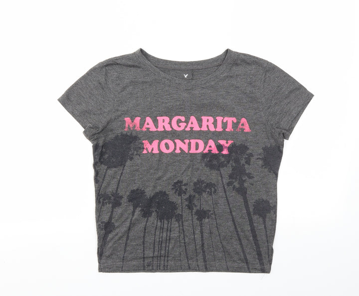 SOFT &SEXY Girls Grey   Basic T-Shirt Size S