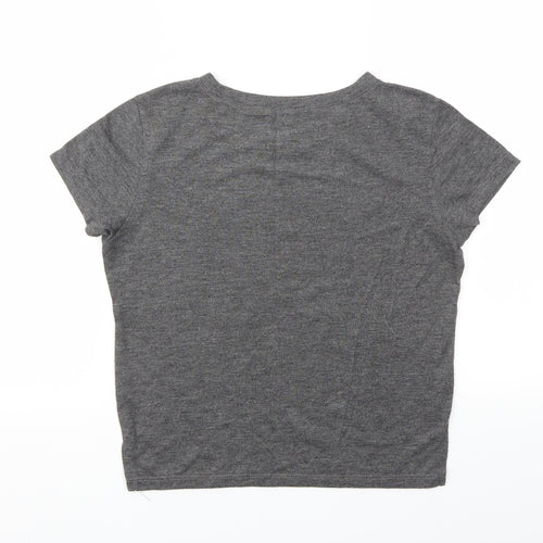 SOFT &SEXY Girls Grey   Basic T-Shirt Size S