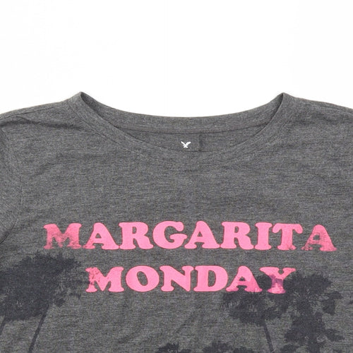 SOFT &SEXY Girls Grey   Basic T-Shirt Size S