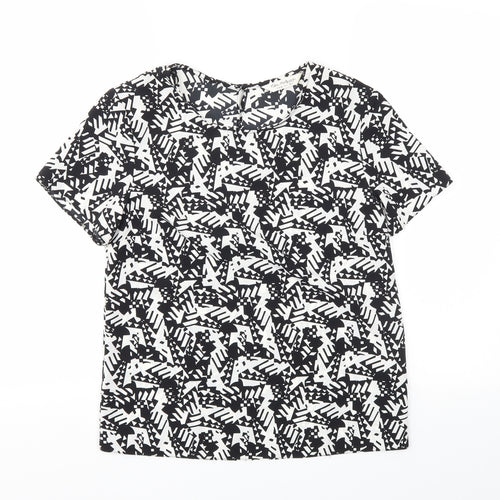 Miss Selfridge Womens Black   Basic Blouse Size 6