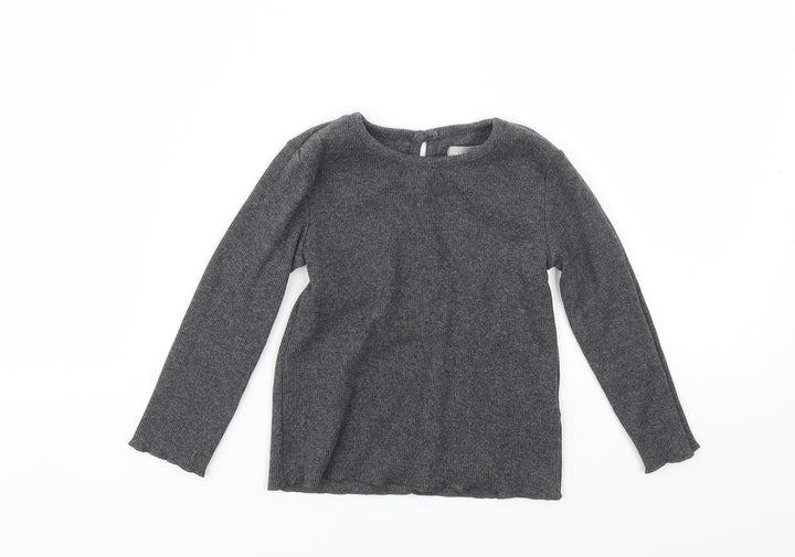 Primark Girls Grey   Basic T-Shirt Size 18-24 Months