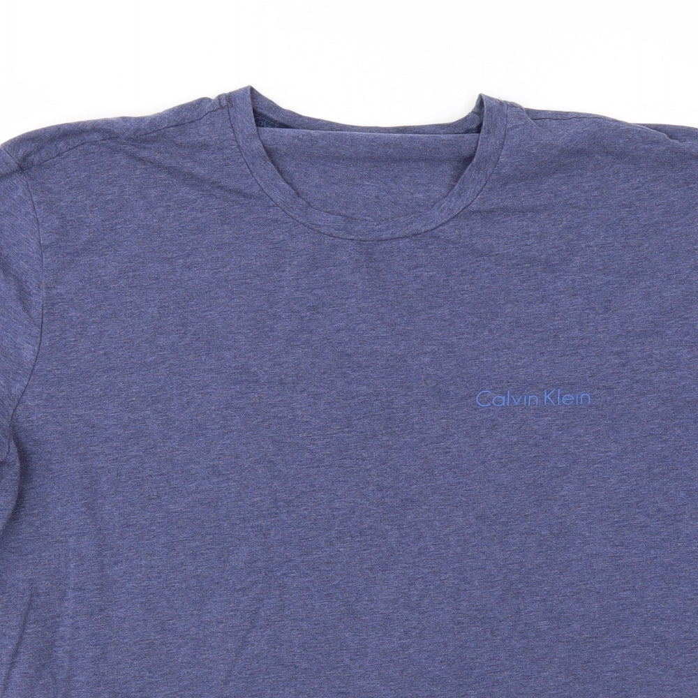 Calvin Klein Mens Blue    T-Shirt Size XL