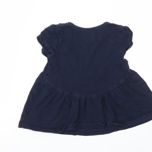 Gap Girls Blue   Basic T-Shirt Size 2 Years