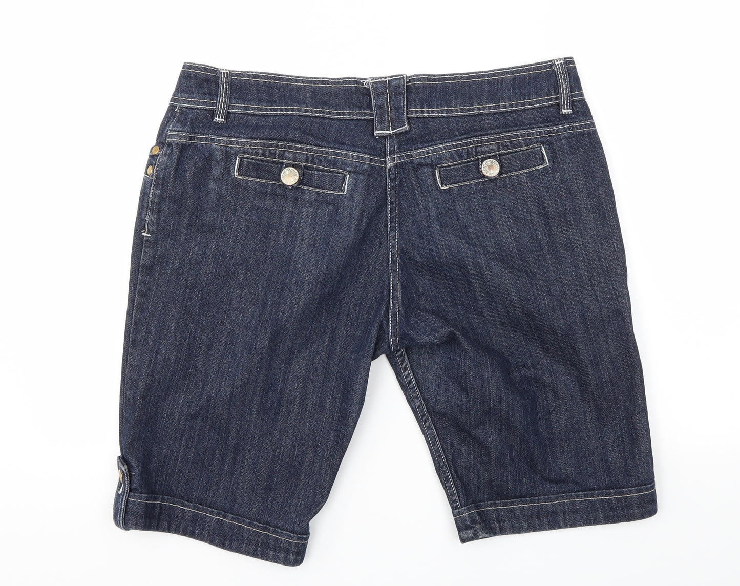 FAMER Womens Blue   Cut-Off Shorts Size 14