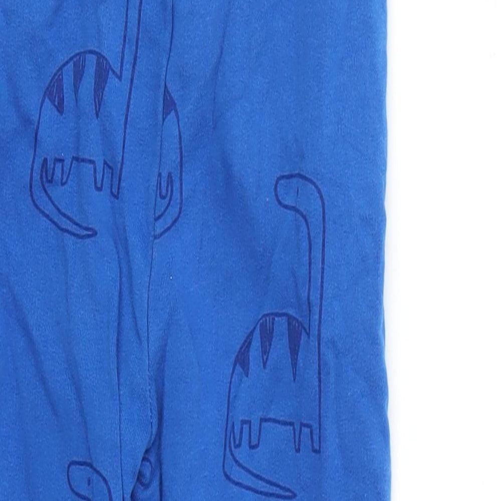 George Boys Blue Animal Print  Capri Trousers Size 5-6 Years