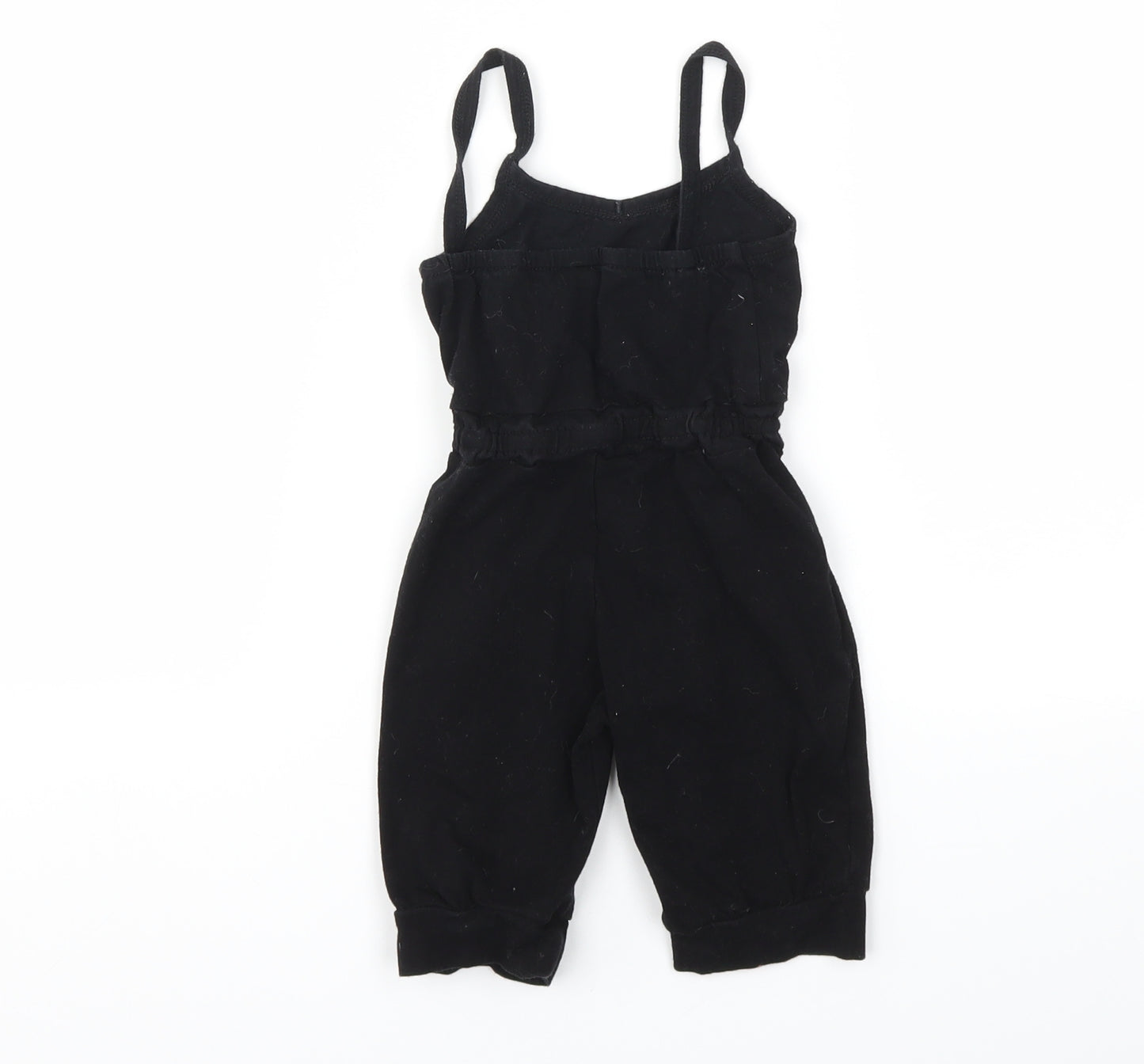 Preworn Girls Black   Jumpsuit One-Piece Size 3-4 Years