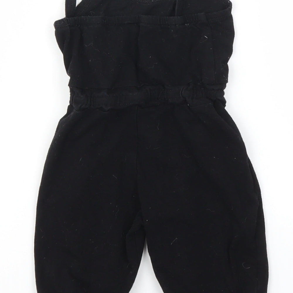 Preworn Girls Black   Jumpsuit One-Piece Size 3-4 Years