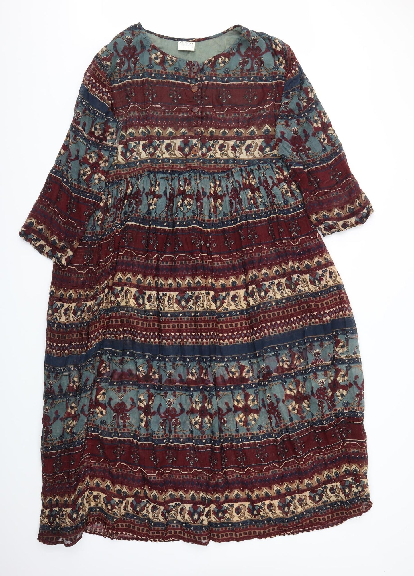 Eurotex Womens Multicoloured   Fit & Flare  Size M