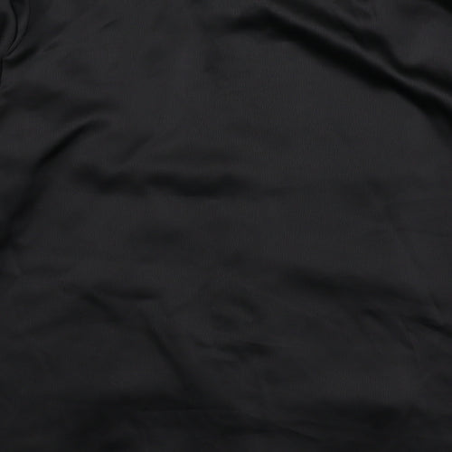 Senes Womens Black   Basic Button-Up Size M