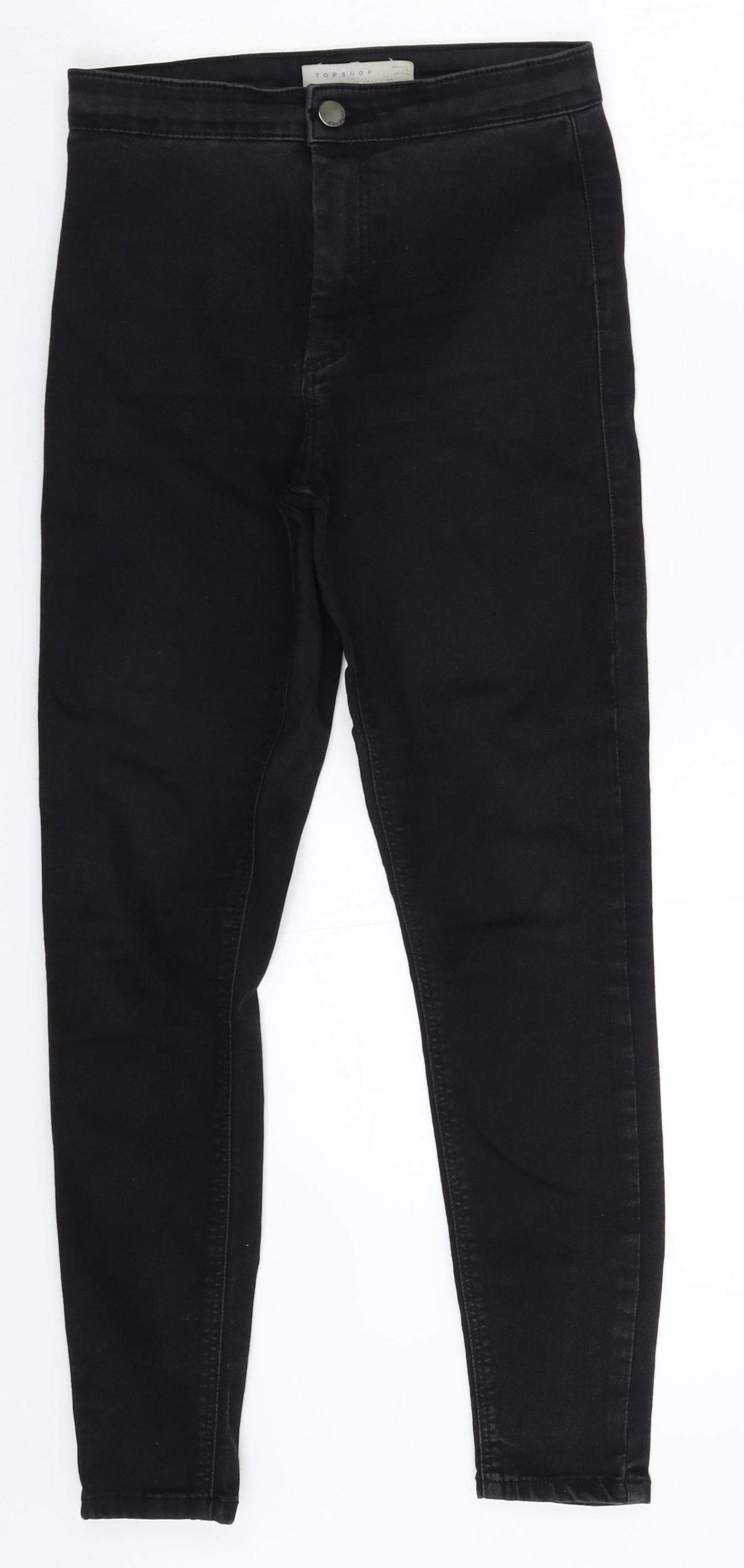 Topshop Womens Black  Denim Jegging Jeans Size 26 in L25 in