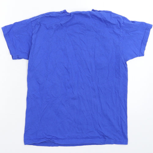 Preworn Boys Blue   Basic T-Shirt Size 10-11 Years