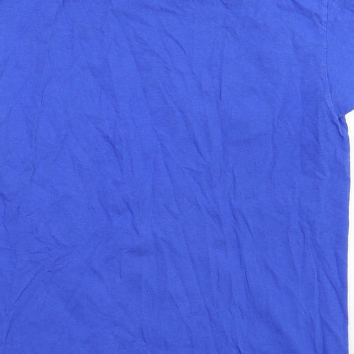 Preworn Boys Blue   Basic T-Shirt Size 10-11 Years