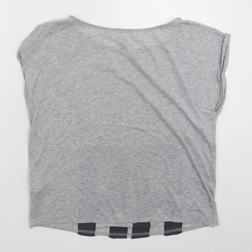 Reebok Womens Grey   Basic T-Shirt Size XS