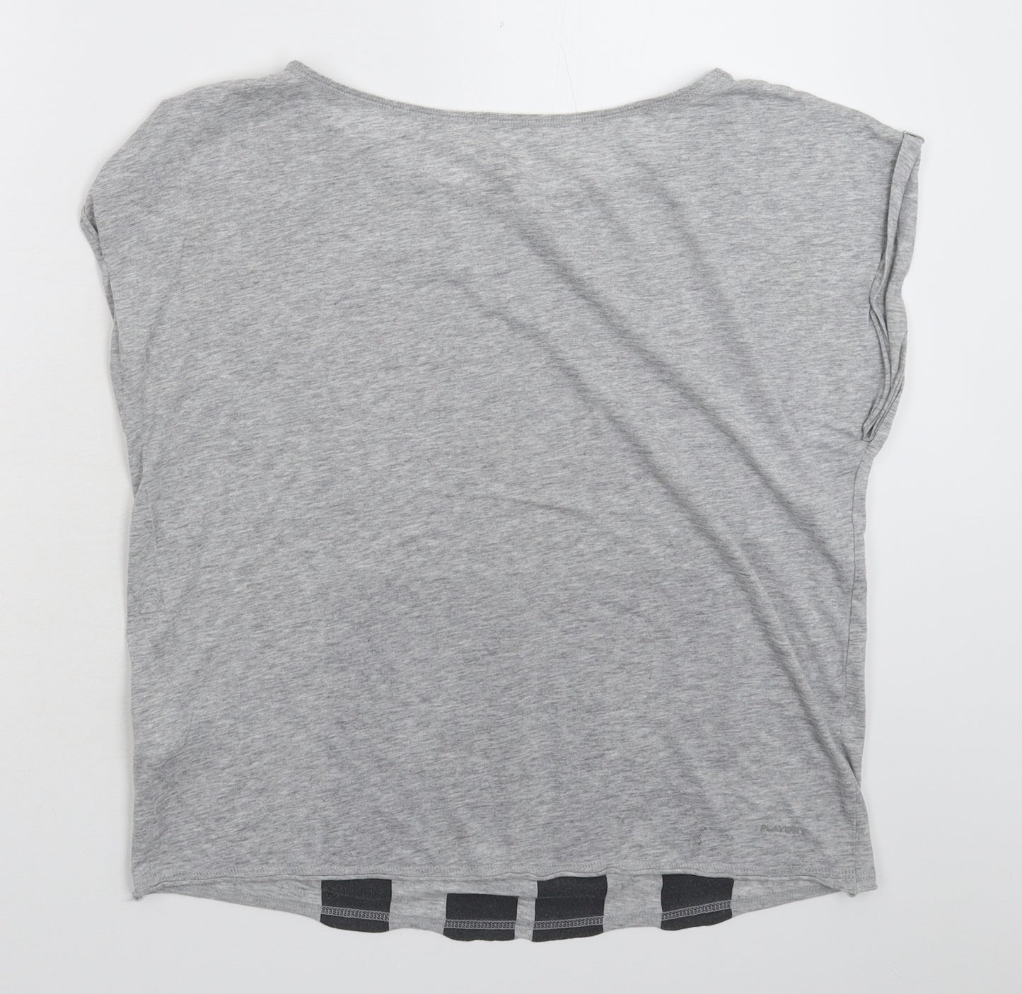 Reebok Womens Grey   Basic T-Shirt Size XS