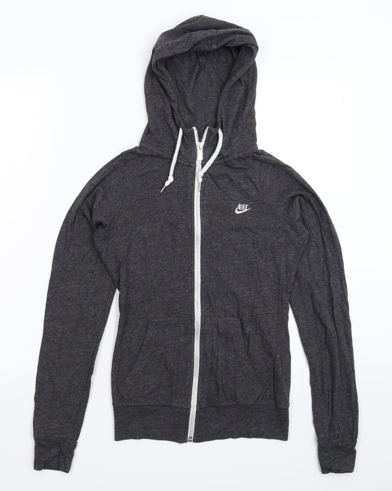 Nike Womens Grey   Full Zip Hoodie Size XS