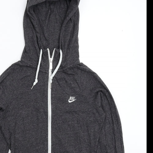 Nike Womens Grey   Full Zip Hoodie Size XS