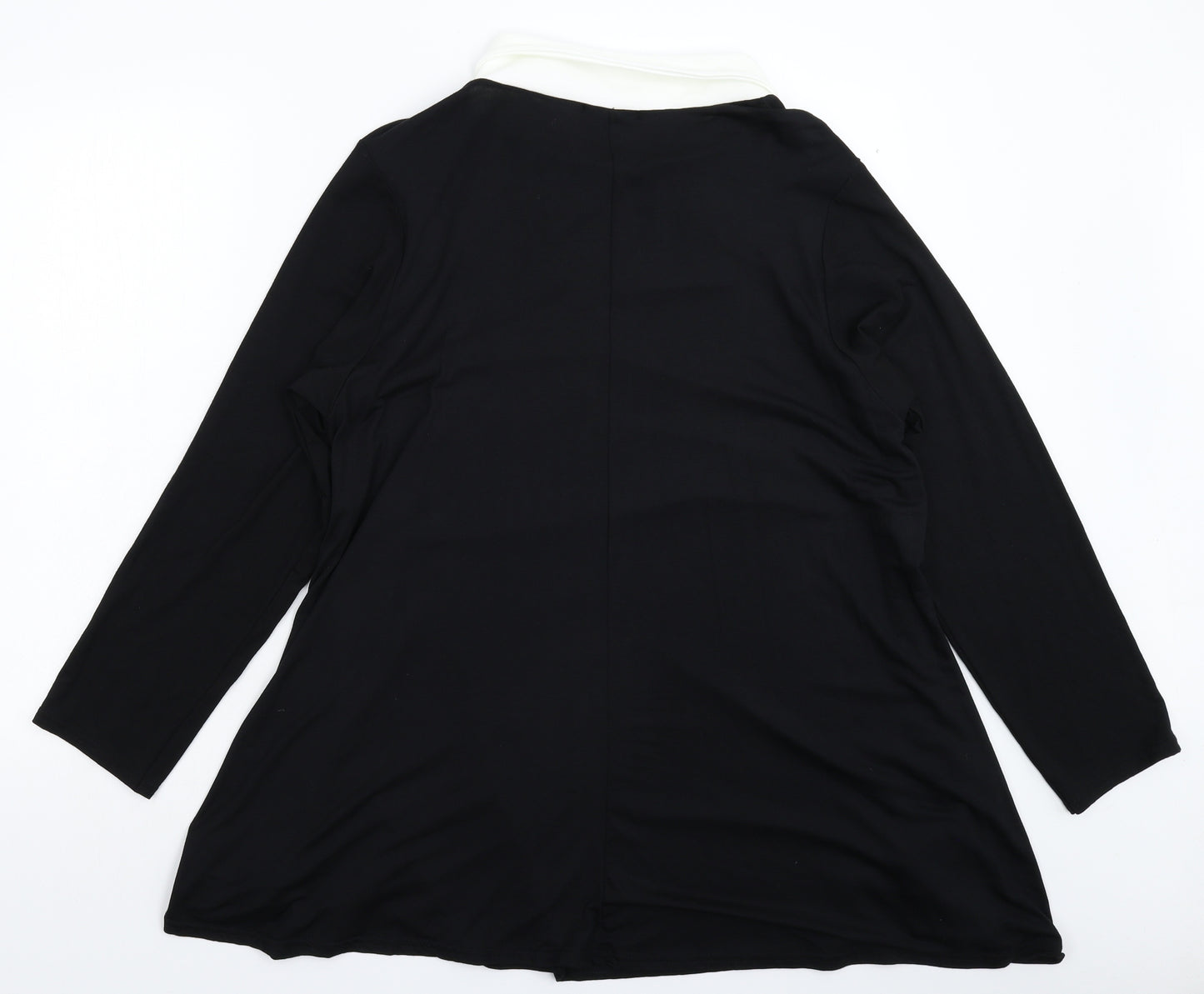 Style Womens Black   Basic Blouse Size 2XL