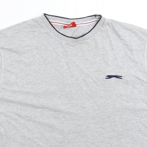 Slazenger Mens Grey    T-Shirt Size L