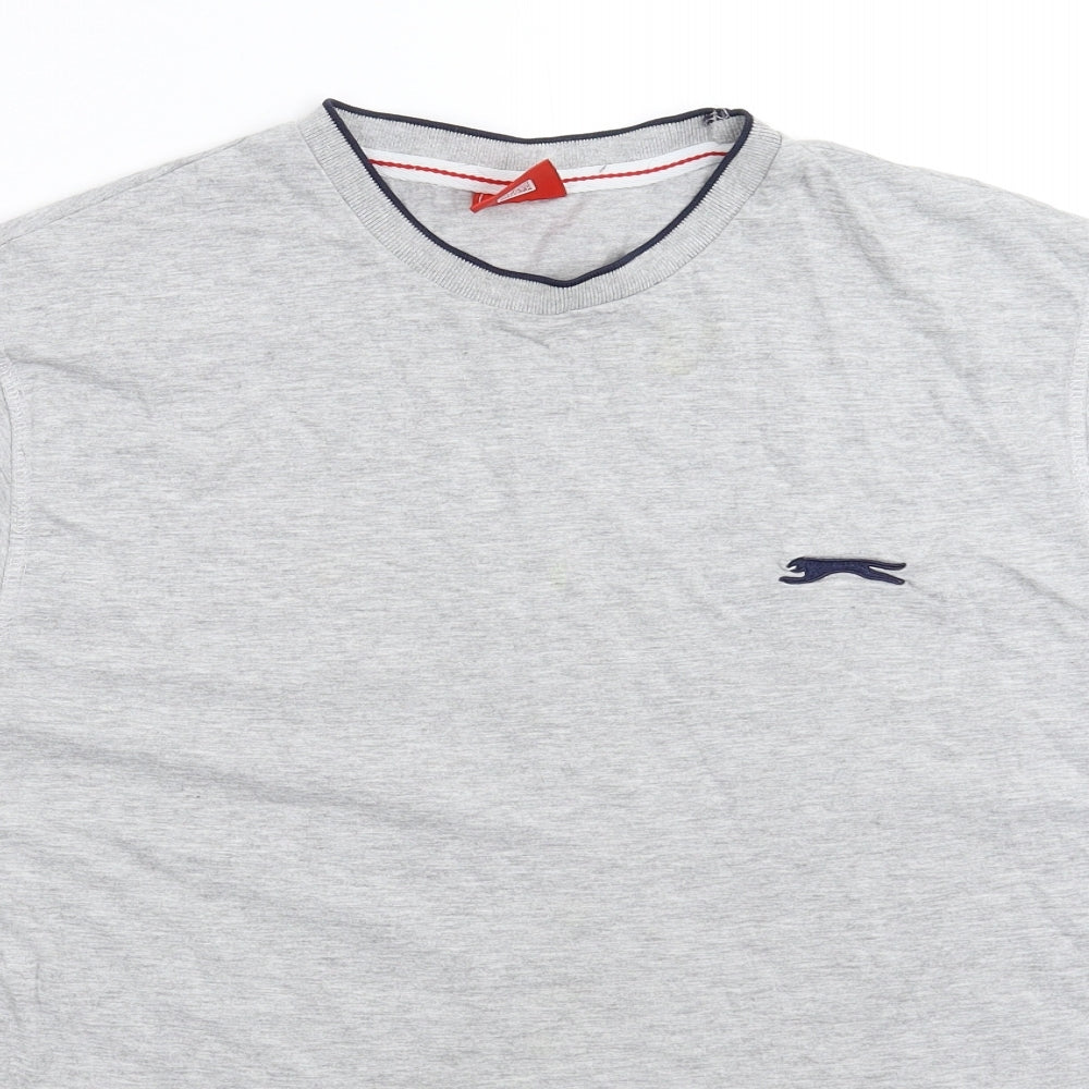 Slazenger Mens Grey    T-Shirt Size L