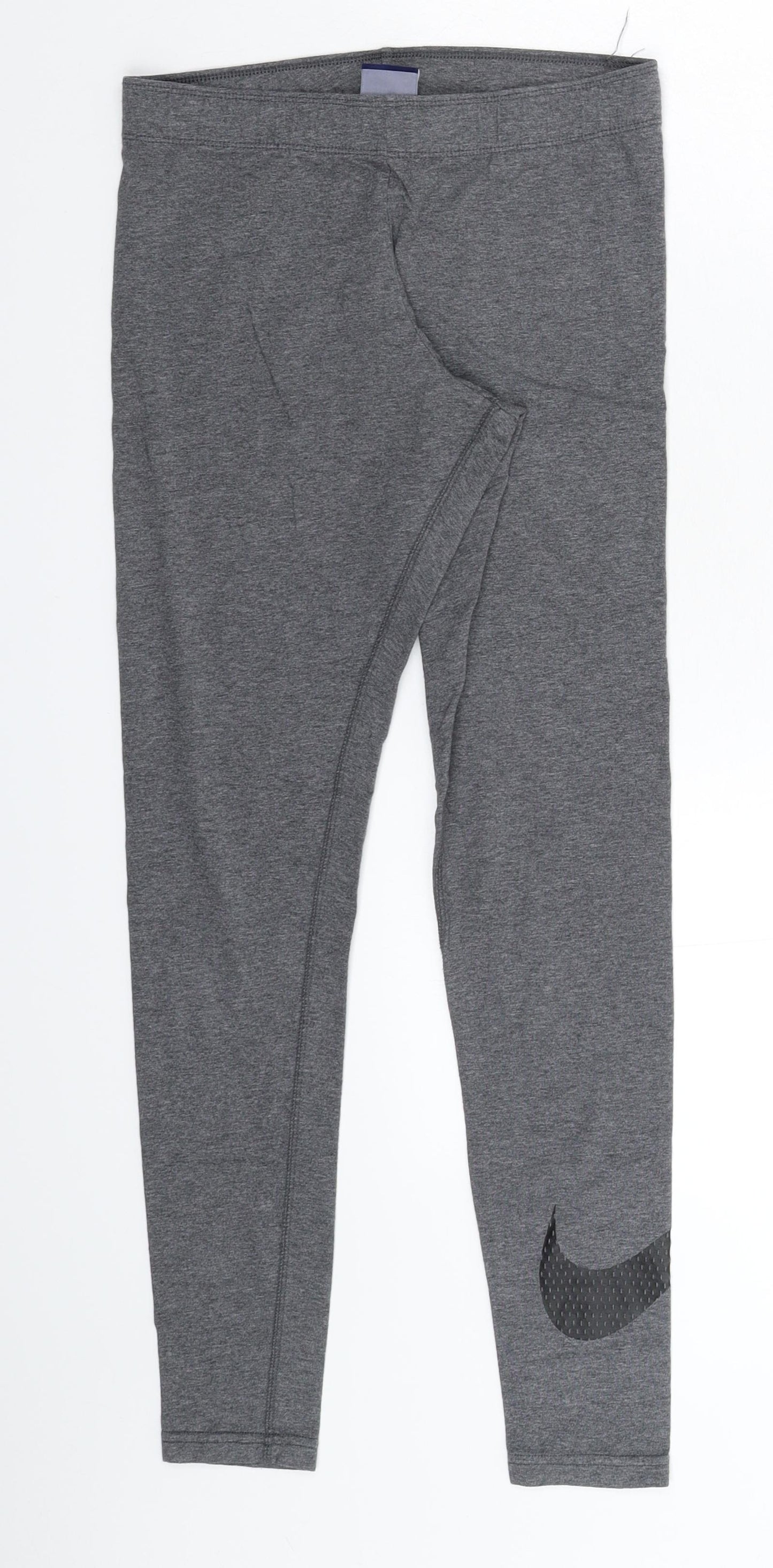 Nike Womens Grey   Compression Leggings Size XS L25 in