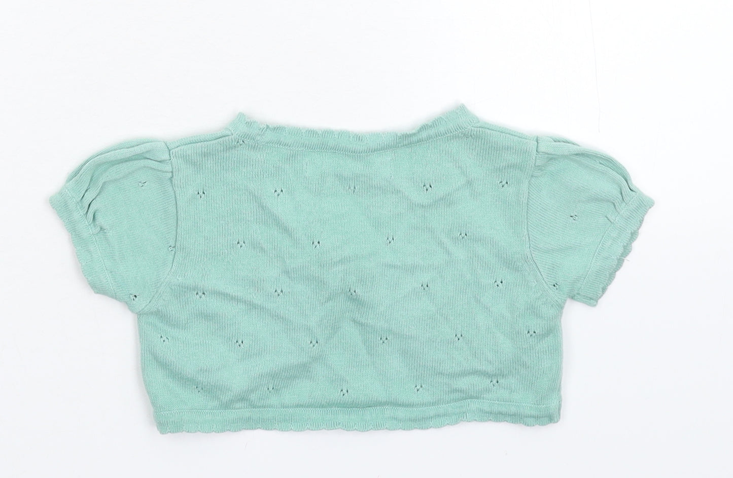 George Baby Green  Knit Cardigan Jumper Size 18-24 Months