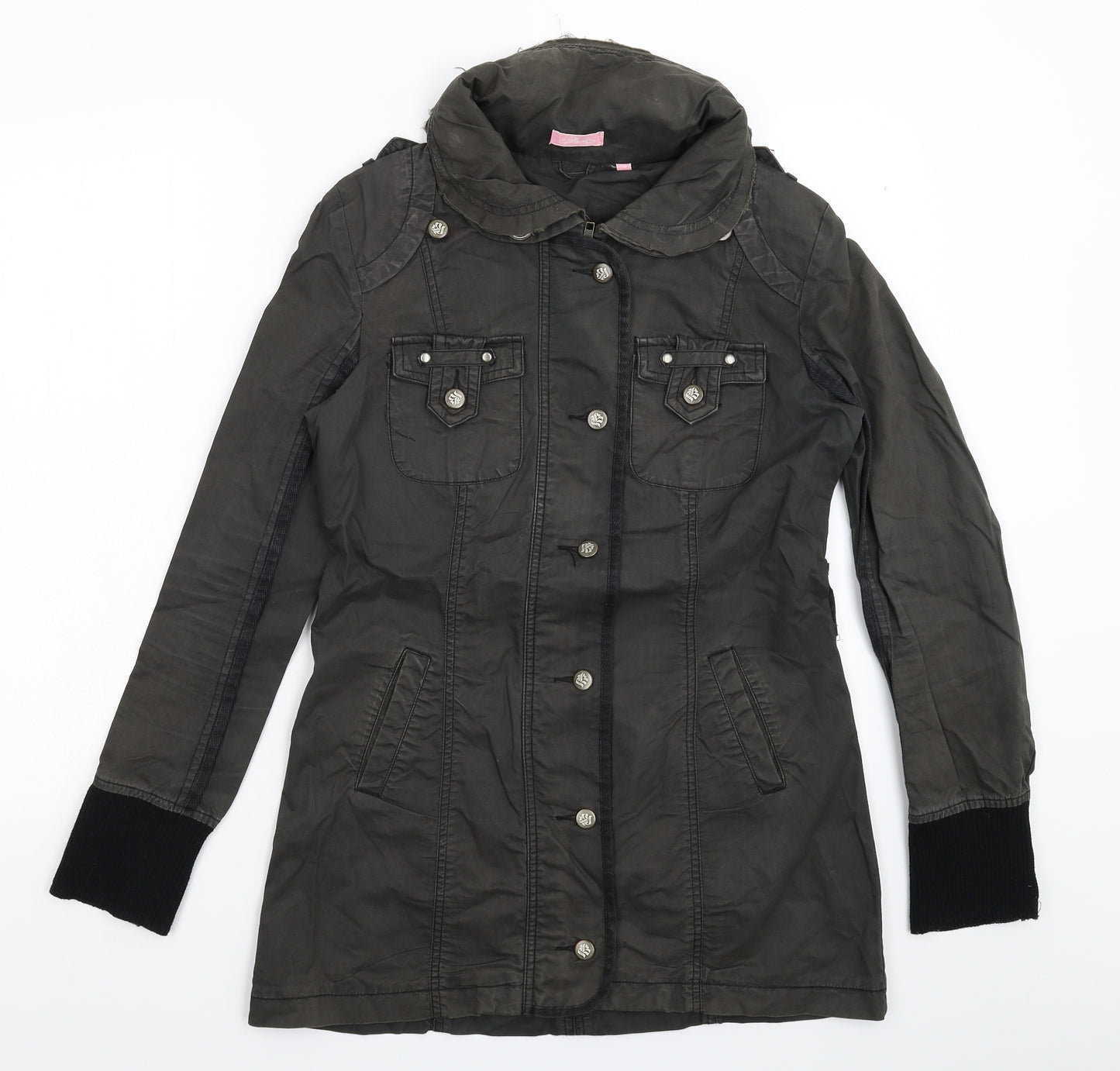 Stand Womens Grey   Jacket  Size 10