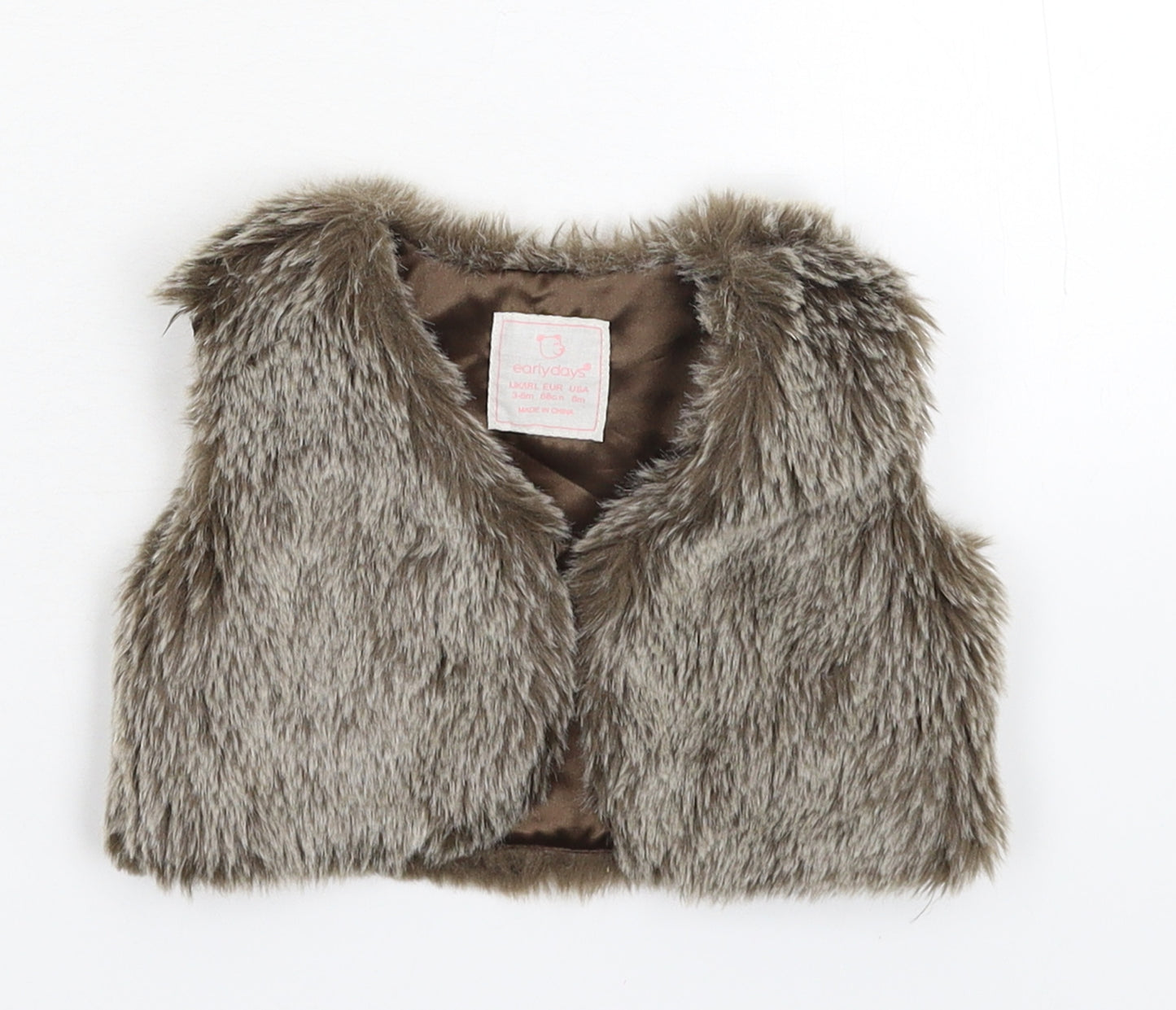 Earlydays Baby Grey   Gilet Jacket Size 3-6 Months